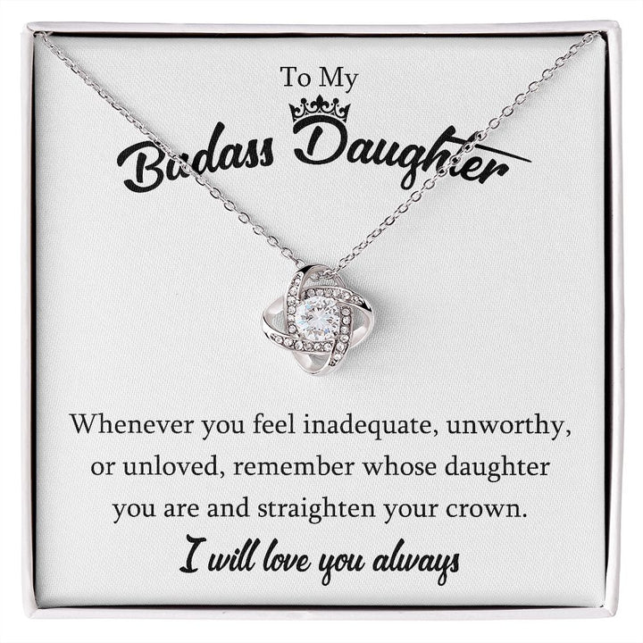 To My Badass Daughter From Mom (Viking Card) - Love Knot Necklace – Sweet  Ginger Gifts
